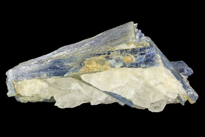 Vibrant Blue Kyanite Crystals In Quartz - Brazil #127364